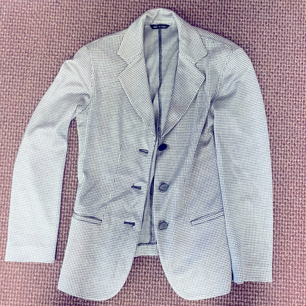 Armani houndstooth blazer